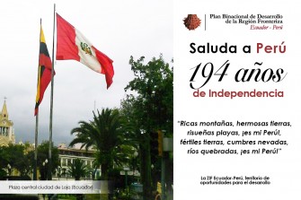 Plan Binacional saluda a Perú en sus 194 años de Independencia
