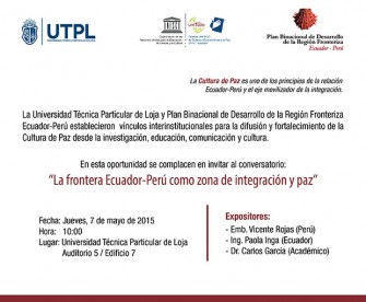 Vínculo interinstitucional encaminado al fomento de la Cultura de Paz