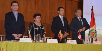 Arenillas recibe a las autoridades de Tumbes y El Oro en la XIV Sesión del Comité de Frontera
