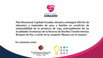 Plan Binacional realizará donación