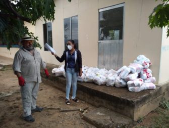Se donó de kits de alimentos e insumos de aseo personal