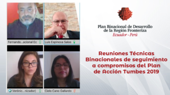 Reuniones Técnicas Binacionales de seguimiento a compromisos del Plan Acción Tumbes 2019