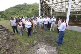 Autoridades recorren Sitio Arqueológico Santa Ana, para la articulación de nuevos proyectos